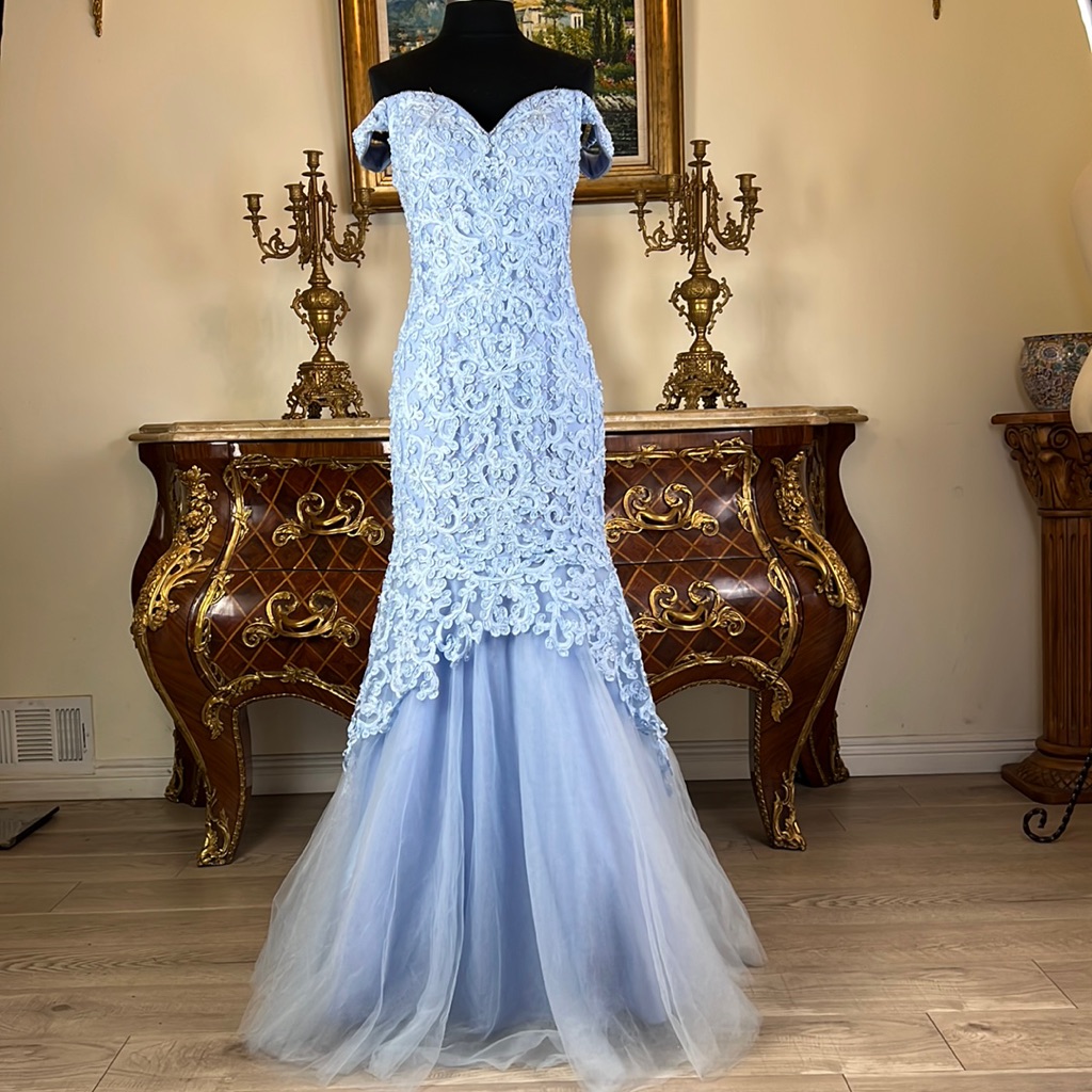 Meier Collection Formal Embroidery Beaded Evening Prom Dress